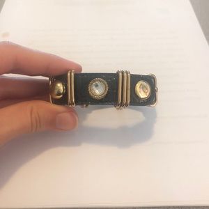 Black and gold bracelet